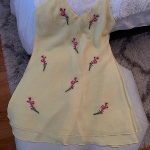 Yellow Victoria’s Secret dress